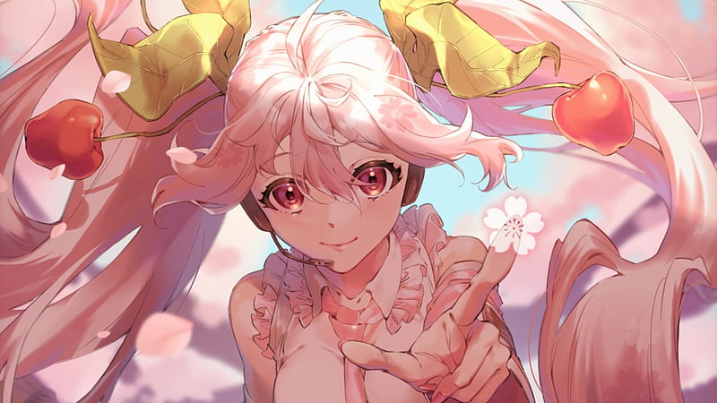 Anime, Vocaloid, Sakura Miku, HD wallpaper