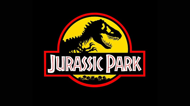 Jurassic Park 1993 Logo 2, Dinosaurs, Logo, 1993, Jurassic Park, Prehistoric, HD wallpaper