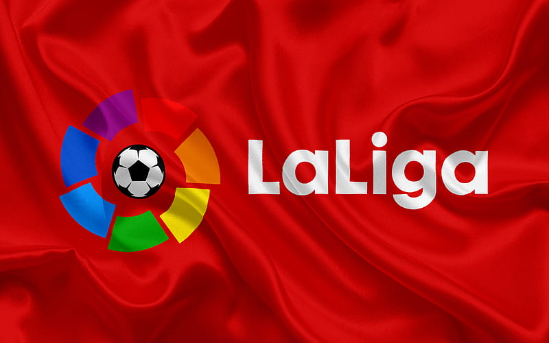 La Liga, 2017, Spain, La Liga logo, emblem, football, football championship, HD wallpaper