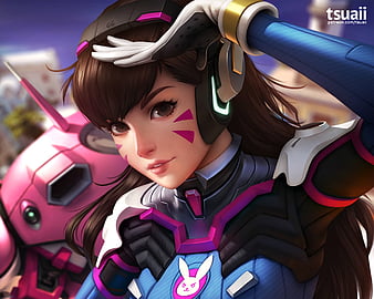 Download Overwatch Dva  The Competitive Gaming Champion Wallpaper   Wallpaperscom