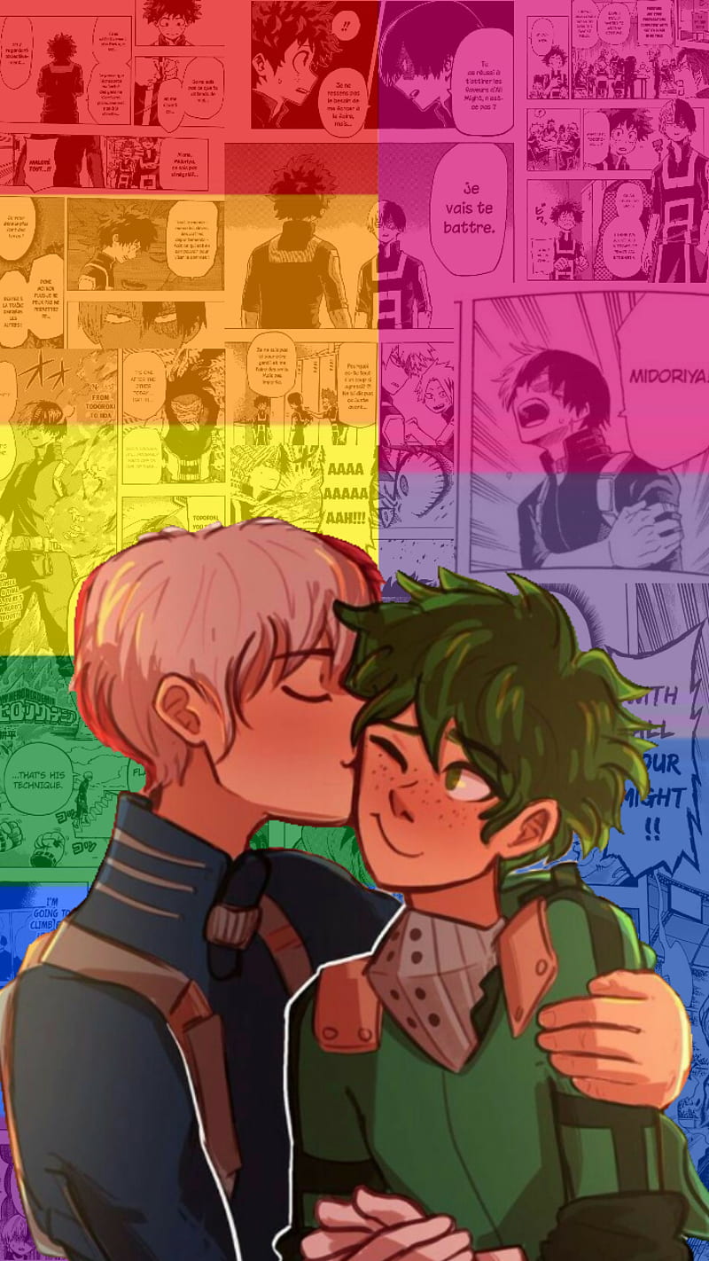 Tododeku, bnha, deku, mha, pride, todoroki, HD phone wallpaper | Peakpx