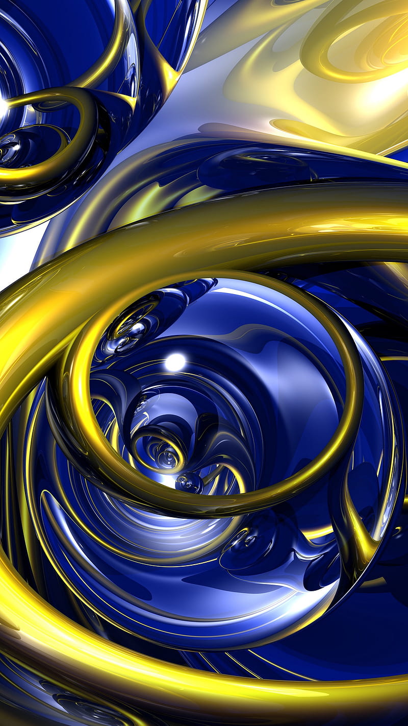Blue and Golden, plexus, line, forma, ball, HD phone wallpaper | Peakpx