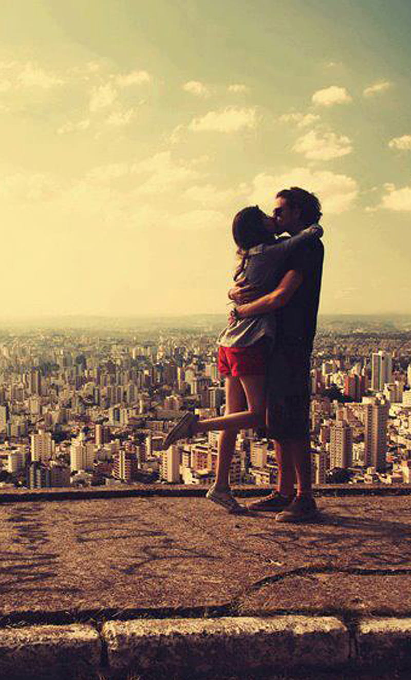 Nice Couple, cute, love, sightseeing, view, HD phone wallpaper