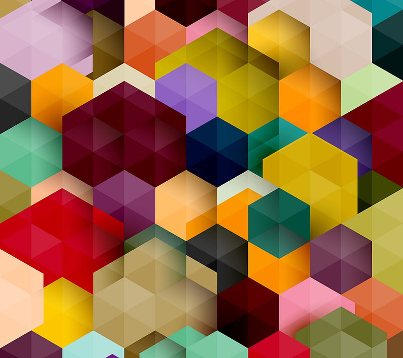 Geometric Abstract, background, colorful geometric, HD wallpaper | Peakpx