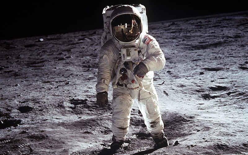 Apollo 11, moon, HD wallpaper