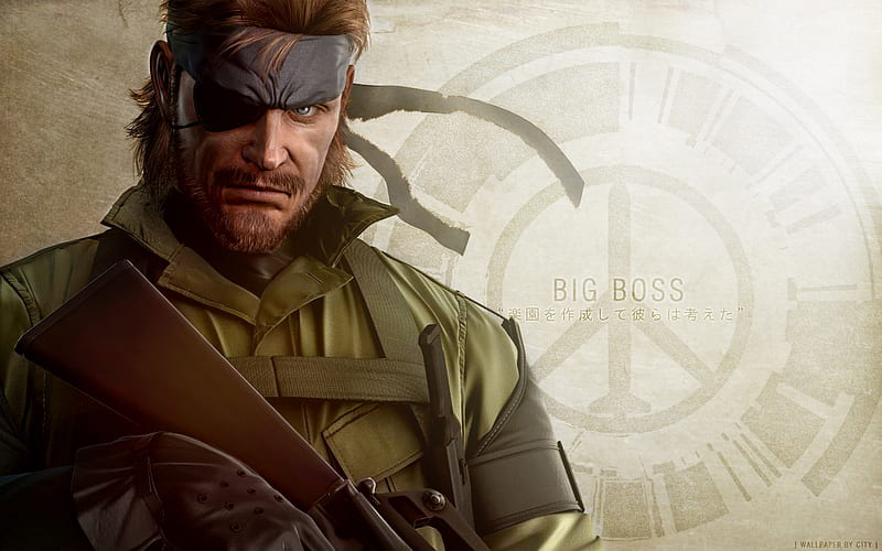 Metal Gear Solid Peace Walker Beard Eyepatch Soldier Mercenaries Big Boss Hd Wallpaper Peakpx