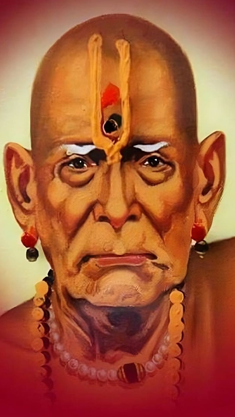 Swami Samarth, face, lord, god, HD phone wallpaper | Peakpx