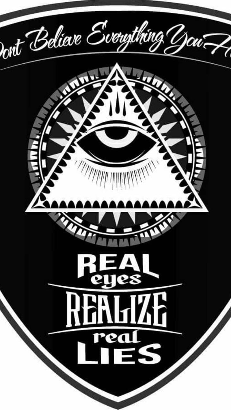 Realize real lies, eye, mason, HD phone wallpaper | Peakpx