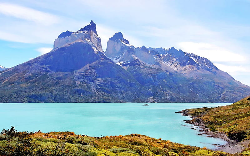Torres del Paine National Park Chile-natural scenery, HD wallpaper