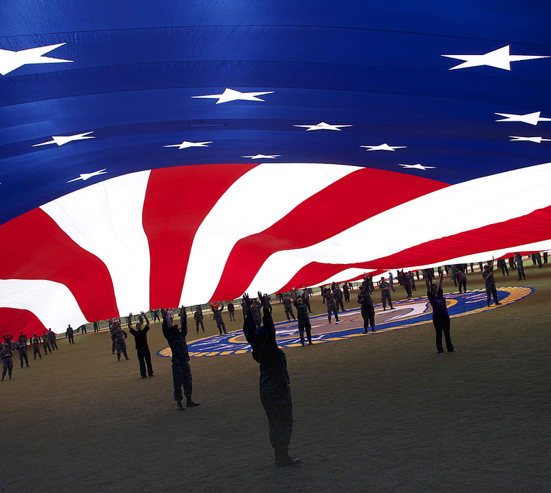 Us Flag, american, flag, dom, independence, patriotic, us, wave, HD wallpaper
