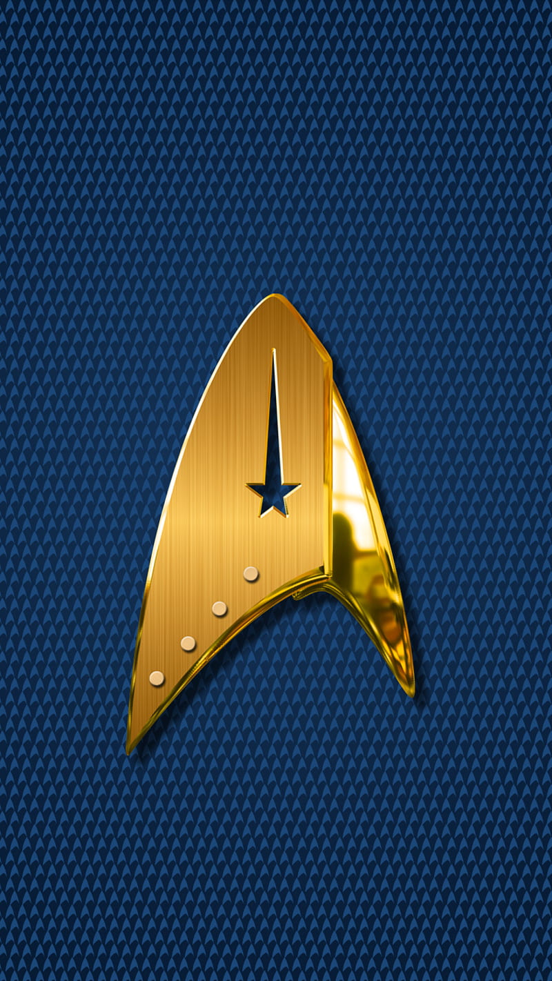 Star Trek Command, captain, discovery, space, badge, division, HD phone wallpaper