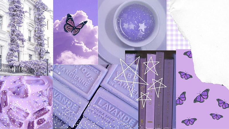 Aesthetic Light Purple Wallpapers  PixelsTalkNet