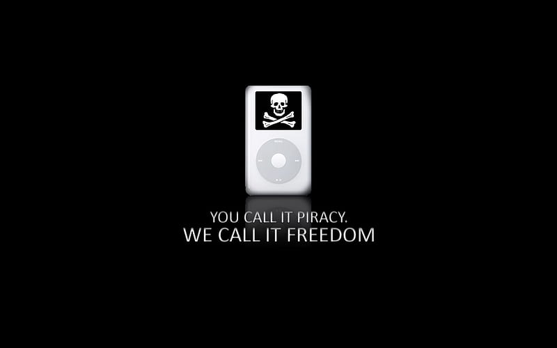 Pirate dom, ipod, it, we, piracy, call, dom, you, HD wallpaper