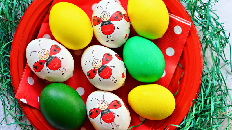 Easter Eggs Art, easter, eggs, celebrations, HD wallpaper