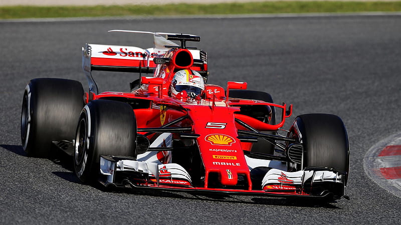 Sebastian Vettel Ferrari SF15-T, Scuderia Ferrari, 2017 cars, Formula 1, F1, HD wallpaper
