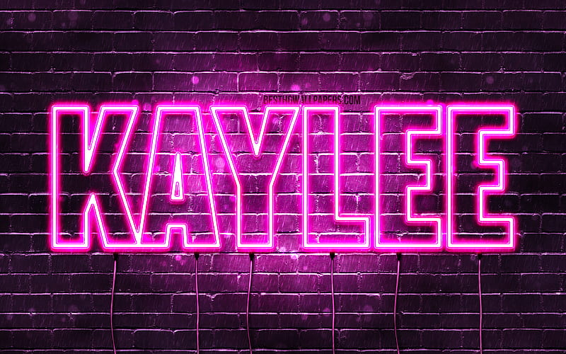 X Px P Free Download Kaylee With Names Female Names Kaylee Name Purple Neon
