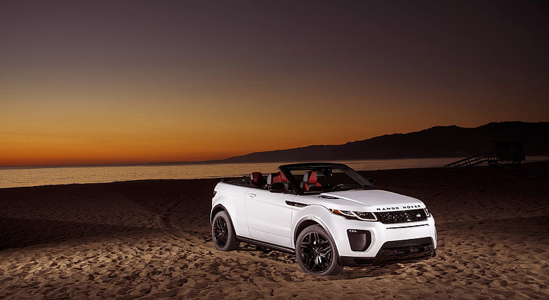 2017 Range Rover Evoque Convertible in Santa Monica - Front , car, HD wallpaper
