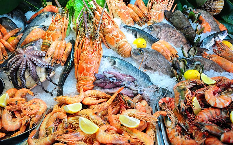 Food, Fish, Shrimp, Seafood, HD wallpaper | Peakpx