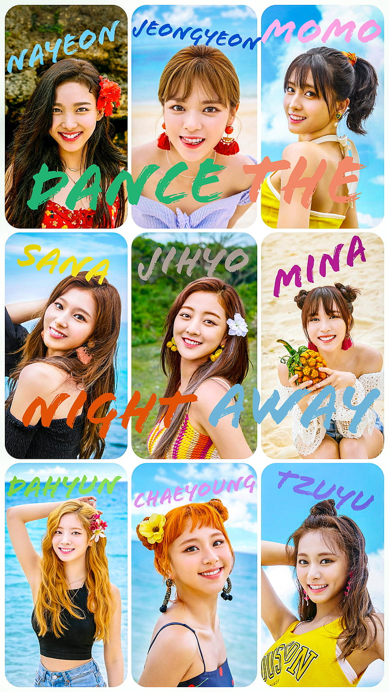 Twice DTNA, dance the night away, jyp, kpop, once, twice, HD phone wallpaper