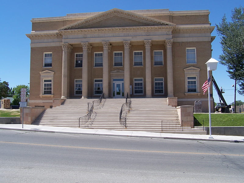 Courthouse, Winnemucca, Nevada, Mining, Scenic, Western, Historical, HD wallpaper