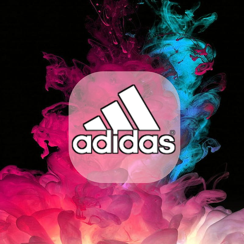 lb lay off Variant Adidas Neon, blue, color, pink, pretty, smoke, HD phone wallpaper | Peakpx