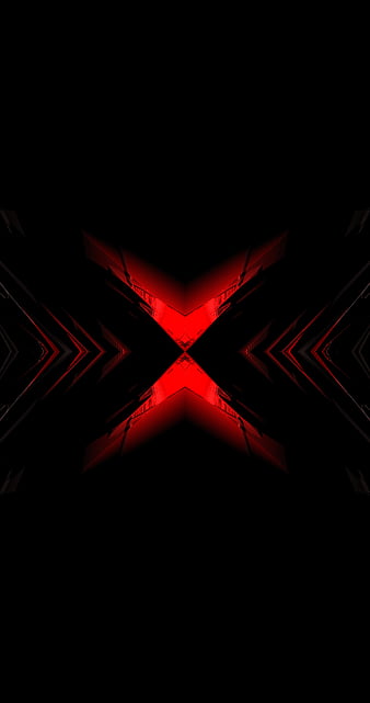 abstraction, red, black, dark, HD phone wallpaper