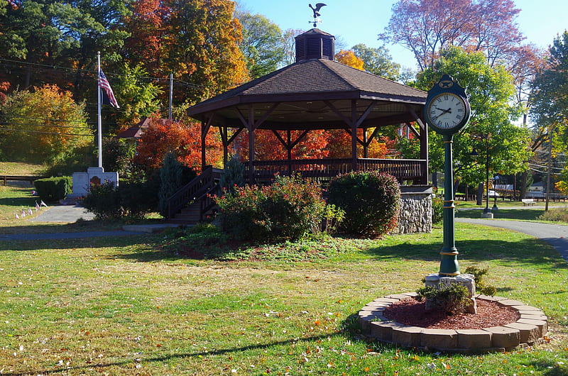 Park Gazebo in Rockaway, NJ, Parks, Gazebos, Landscapes, Nature, HD ...