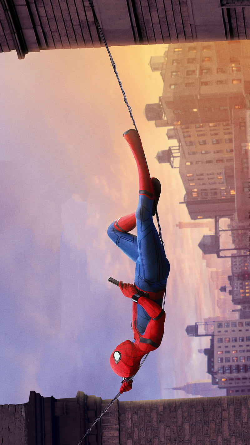 Spiderman, coming, home, parker, peter, HD phone wallpaper