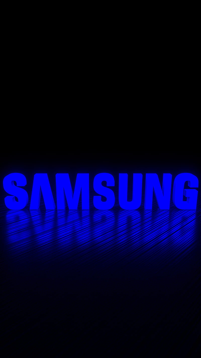SAMSUNG, 3d, blender, blue, cool, glow, HD phone wallpaper