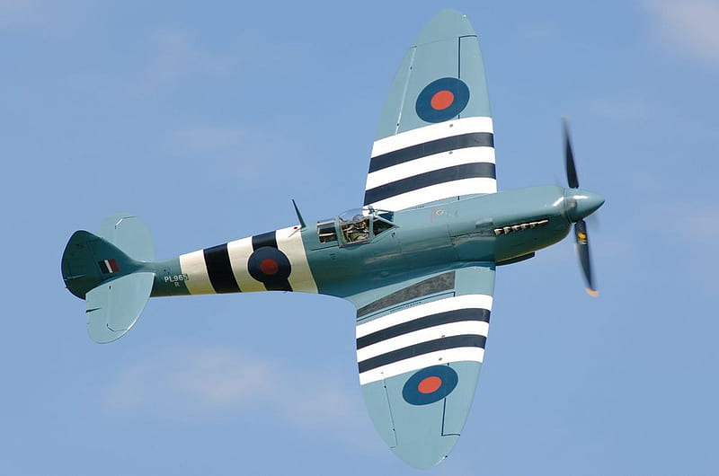 Supermarine Spitfire, Spitfire, D Day, RAF, Royal Air Force, World War Two, HD wallpaper