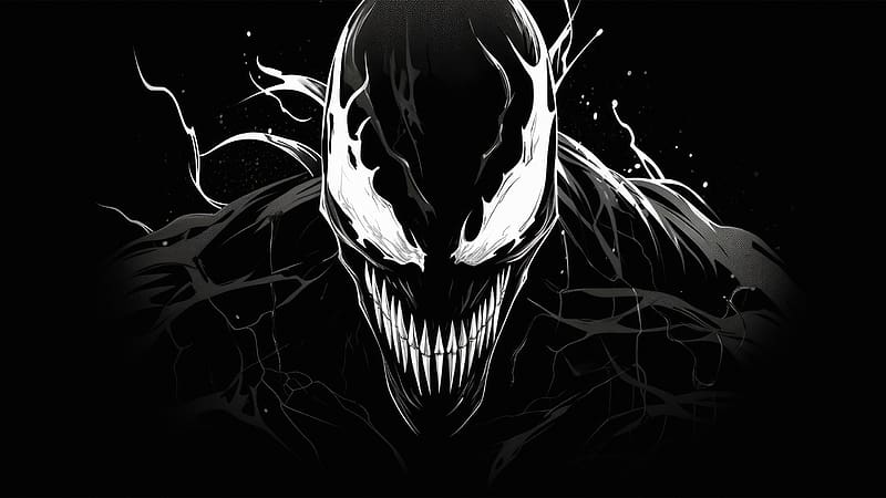 Venom Dark Unleash The Shadows, venom, superheroes, dark, black ...