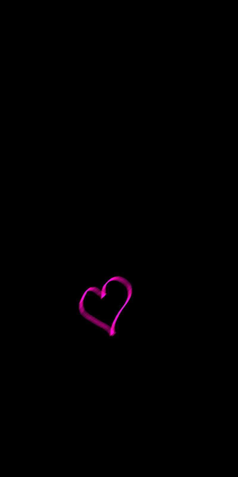 Pink heart, heart, love, pink, HD phone wallpaper