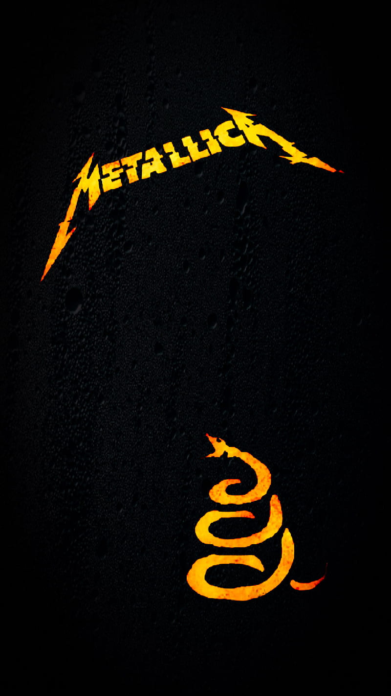 Metallica, black album, heavy metal, serpent, snake, thrash metal, HD phone wallpaper