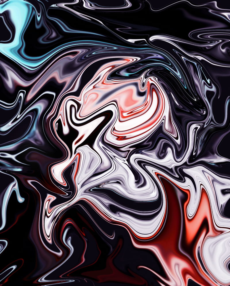 liquid, surface, wavy, texture, stains, abstraction, HD phone wallpaper