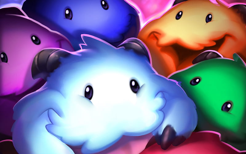 colorful monsters creative, funny characters, artwork, monsters, HD wallpaper