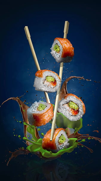 Cute sushi wallpaper Vectors  Illustrations for Free Download  Freepik