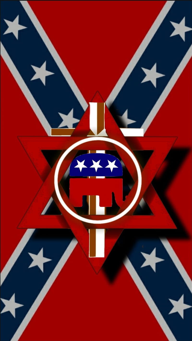 Confederate flag, conservative, rebel flag, republican, trump, HD phone wallpaper