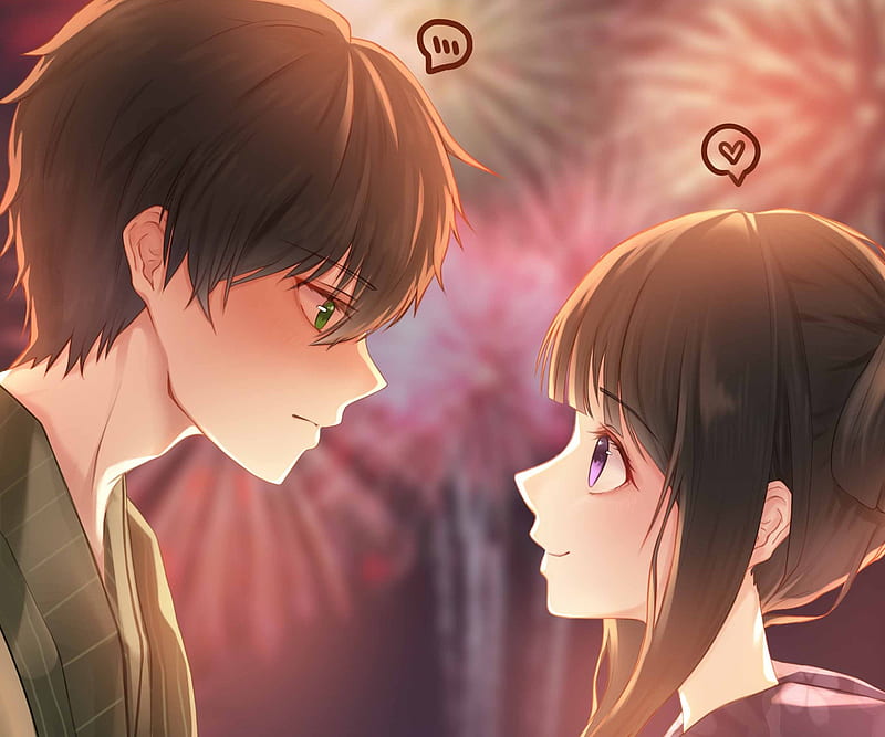 2048x1536 Oreki Houtarou Chitanda Eru Anime Couple Profile View Romance  Hyouka for Ainol Novo 9 Spark HD wallpaper  Pxfuel