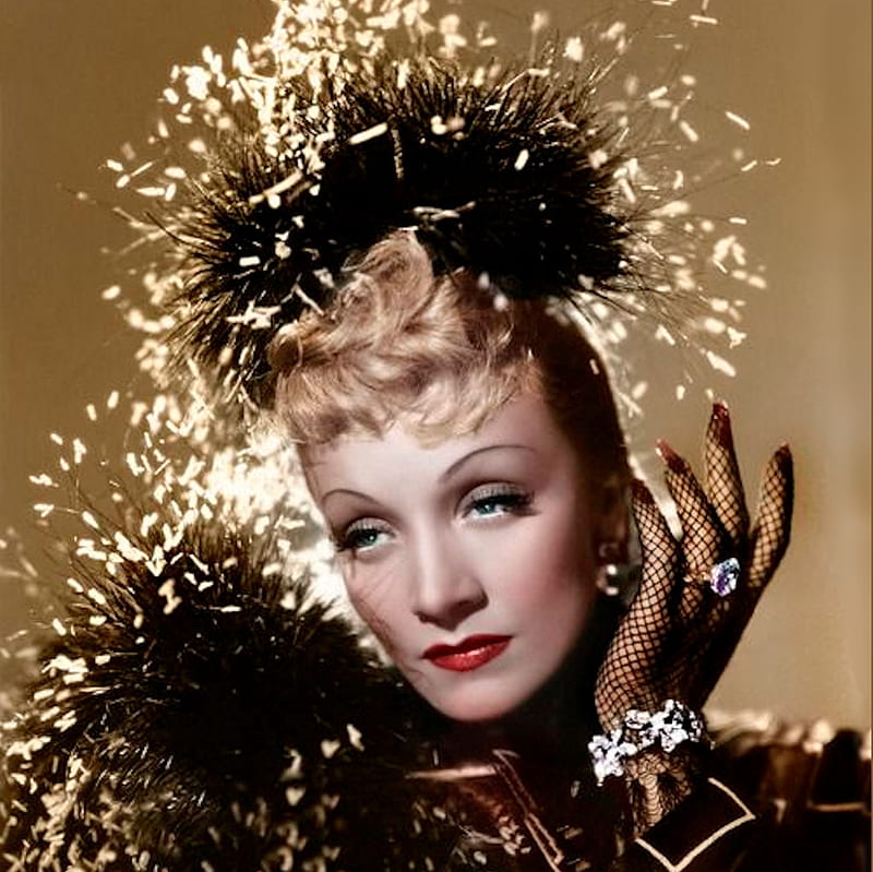Vintage Marlene Dietrich, female trendsetters, Marlene Dietrich, trendy n color hair, pretty, lovely, women are special, Tumblr, bonito, lips nails eyes hair art, dreamy wispy ladies, ladies of elegance, actress, ladies wear feathers, vintage, HD wallpaper