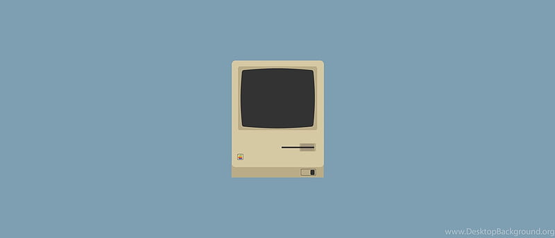 Minimal Oldschool Mac Background, HD wallpaper