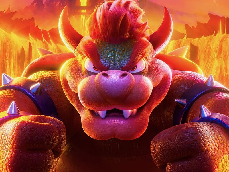 Bowser, The Super Mario Bros. Movie, 2023, HD wallpaper