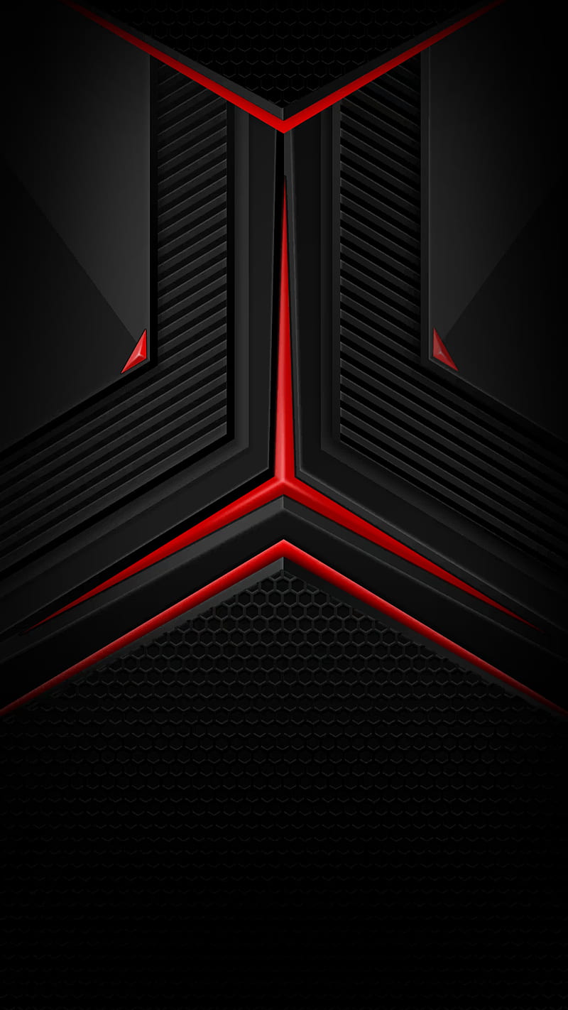 Android Wallpaper Black Red