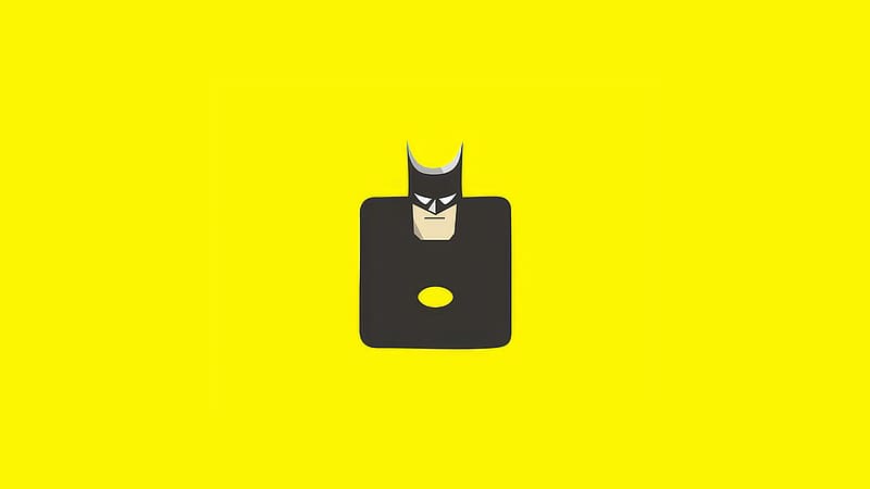 Batman Minimal Doddle , batman, superheroes, minimalism, minimalist, artist, artwork, digital-art, behance, HD wallpaper