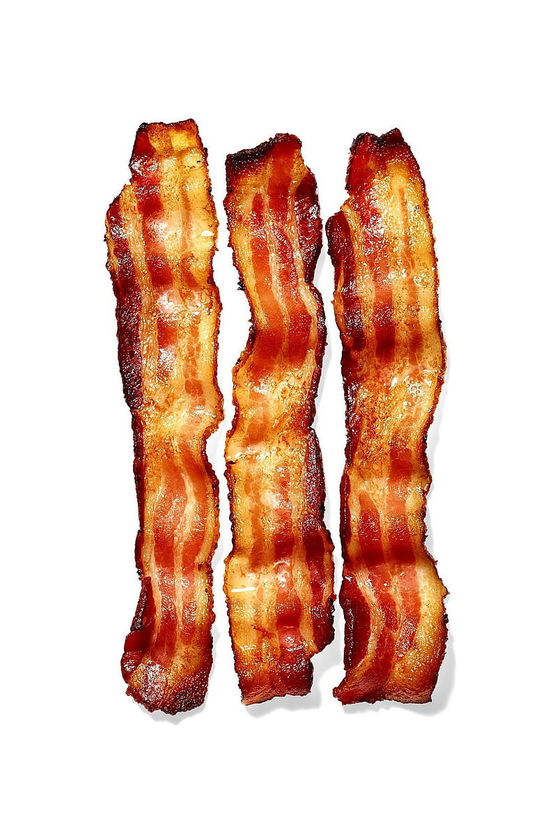 Bacon, salty, crunchy, fried, bonito, tasty, delicious, mouth watering, crispy, breakfast, HD phone wallpaper
