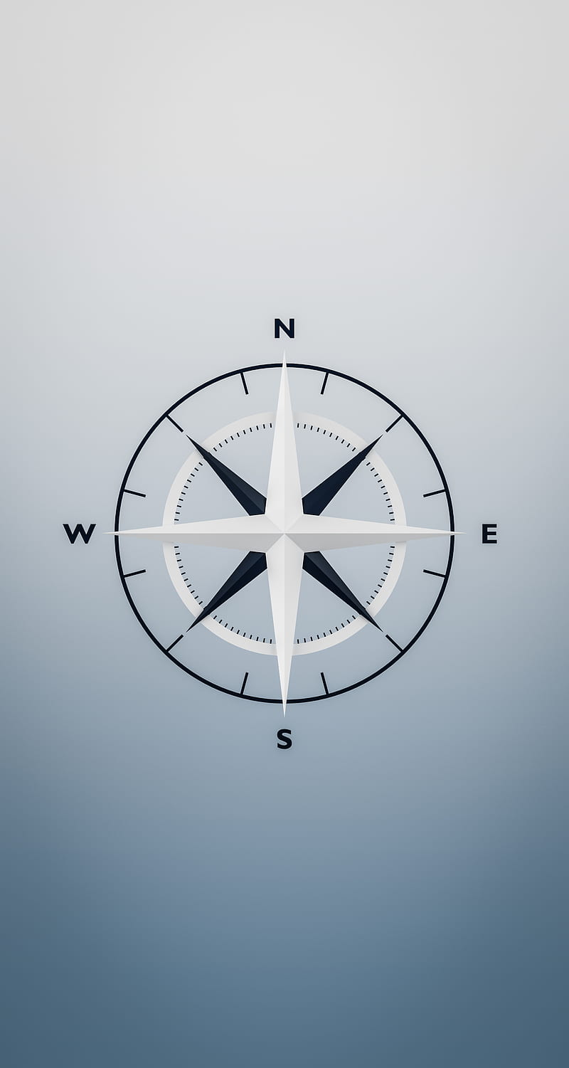 Compass, black, desenho, minimal, simple, tech, travel, watches, white,  wonder, HD phone wallpaper | Peakpx