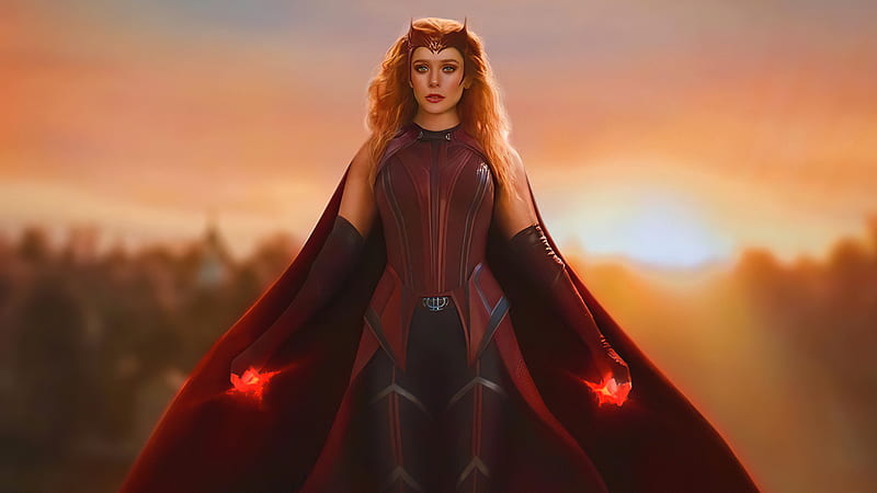 Wanda As Scarlet Witch , wanda-vision, scarlet-witch, tv-shows, HD wallpaper
