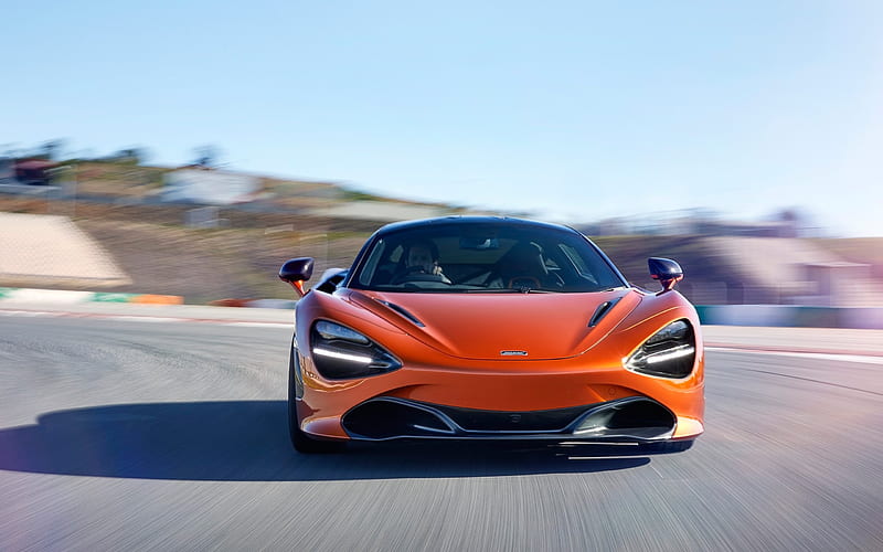 McLaren 720S, motion blur, 2017 cars, road, supercars, McLaren, HD wallpaper