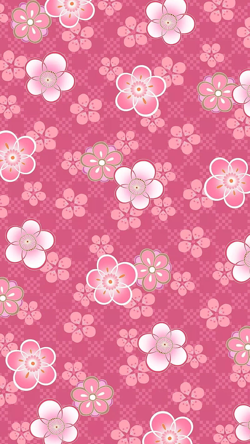Flowery, flower, flowers, pink, HD phone wallpaper