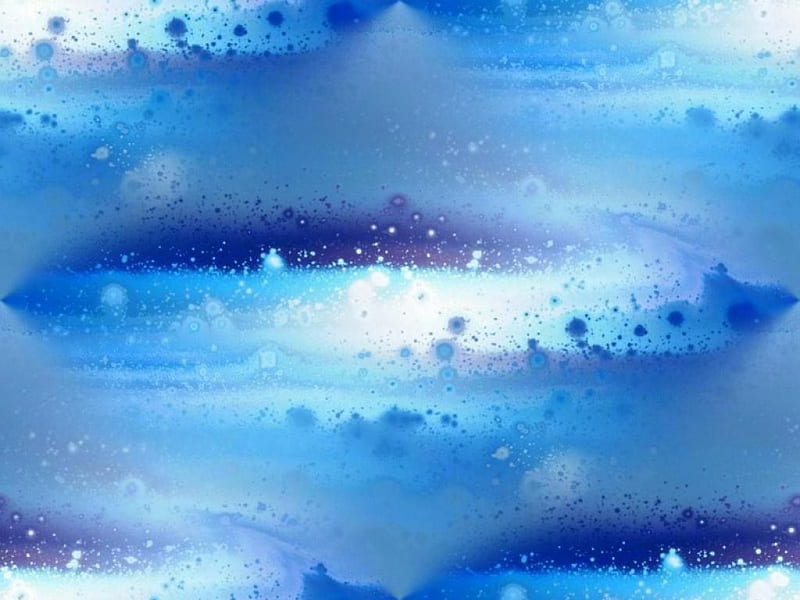 Spatters of mist, water, drops, blue, Mist, HD wallpaper
