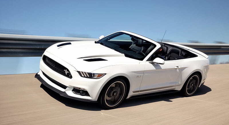 2016 Ford Mustang GT Convertible California Special - Front , car, HD wallpaper